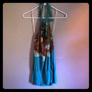 Fun turquoise halter